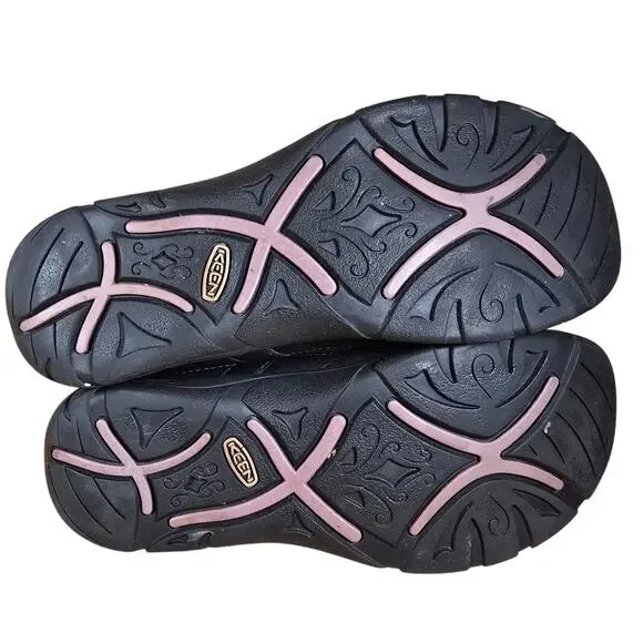 Keen Black Leather Mary Jane Flats Sandals Womens US Size 10 EU 40.5 Activewear - Picture 7 of 8